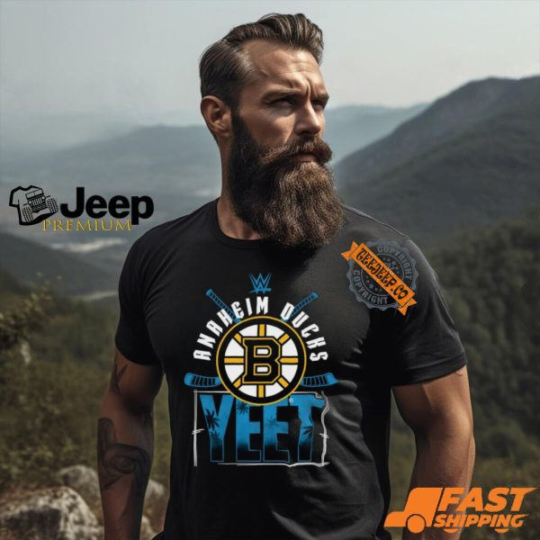 YEET Boston Bruins Hockey logo shirt