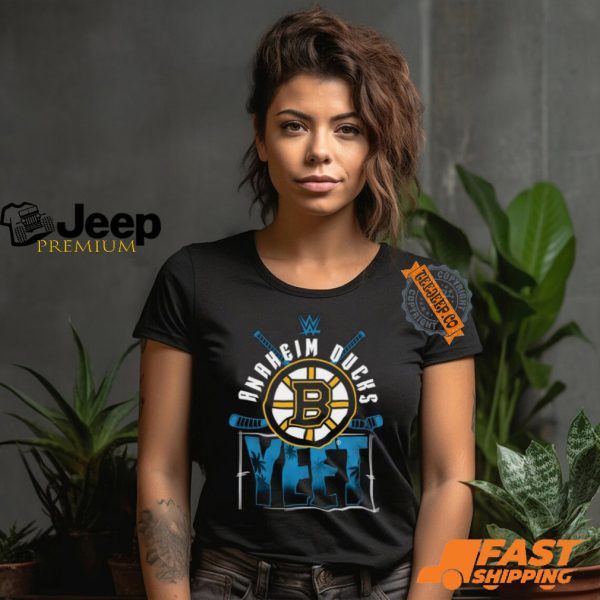 YEET Boston Bruins Hockey logo shirt