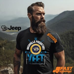 YEET Nashville Predators Hockey logo shirt