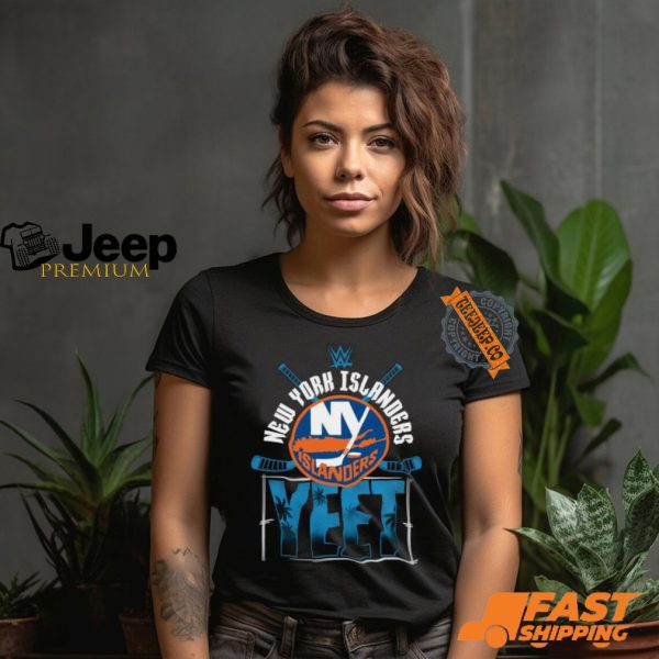 YEET New York Islanders Hockey logo shirt