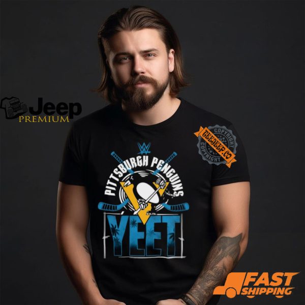 YEET Pittsburgh Penguins Hockey logo shirt