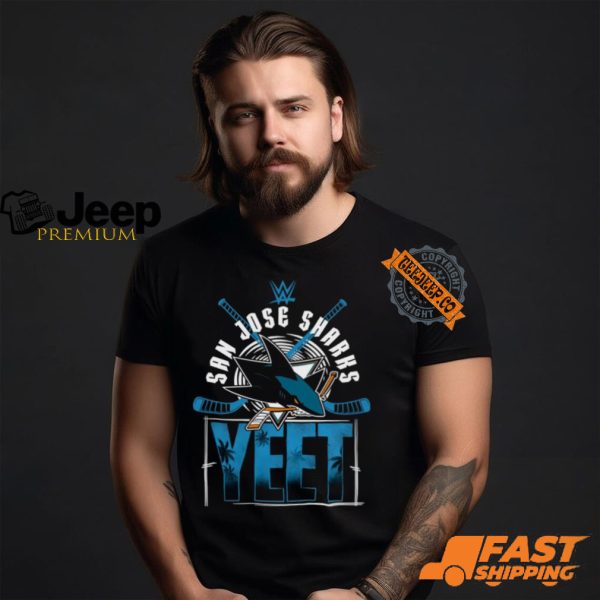 YEET San Jose Sharks Hockey logo shirt