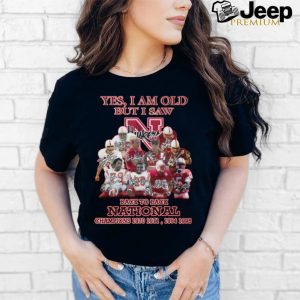 Yes, i am old but i saw back to back national shirt