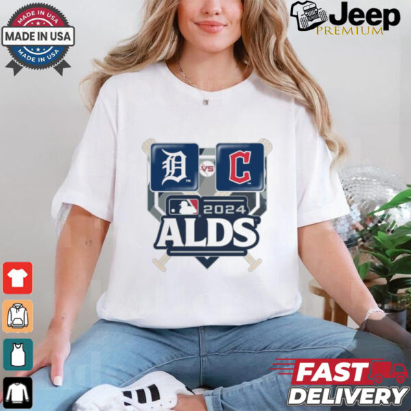 2024 ALDS Dueling Pin – Detroit Tigers vs. Cleveland Guardians MLB Logo t shirt