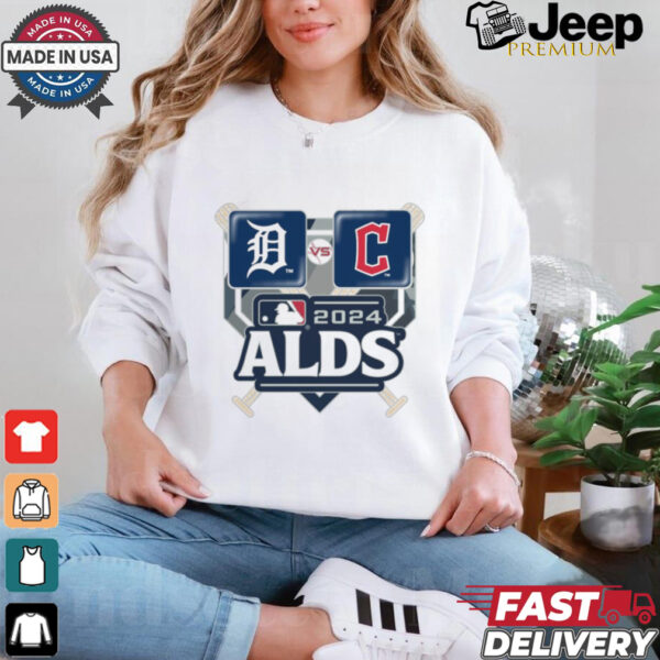 2024 ALDS Dueling Pin – Detroit Tigers vs. Cleveland Guardians MLB Logo t shirt