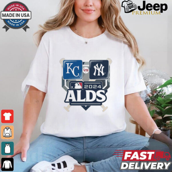 2024 ALDS Dueling Pin – Kansas City Royals vs. New York Yankees MLB Logo t shirt