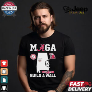 Alabama Crimson Tide MAGA Build A Wall Beat Georgia Shirt