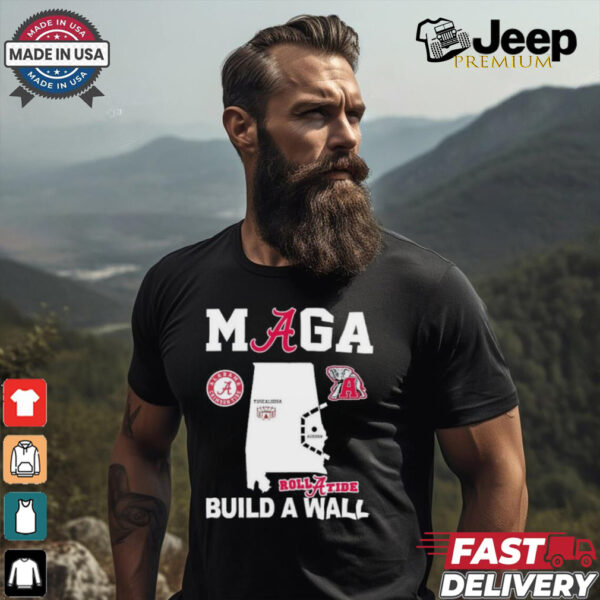 Alabama Crimson Tide MAGA Build A Wall Beat Georgia Shirt