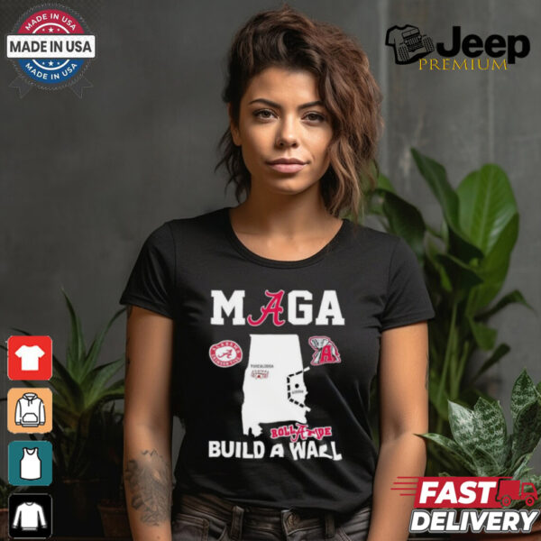 Alabama Crimson Tide MAGA Build A Wall Beat Georgia Shirt