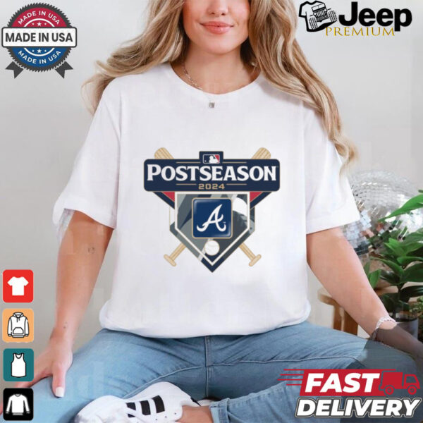 Atlanta Braves 2024 MLB Postseason logo t shirt