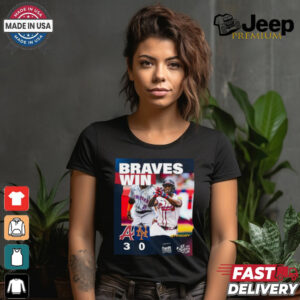 Atlanta Braves Win 3 0 New York Mets 2024 October Baseball Matchup shirt