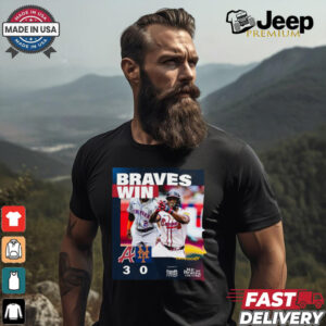 Atlanta Braves Win 3 0 New York Mets 2024 October Baseball Matchup shirt