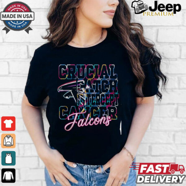 Atlanta Falcons Crucial Catch Intercept Cancer Shirts