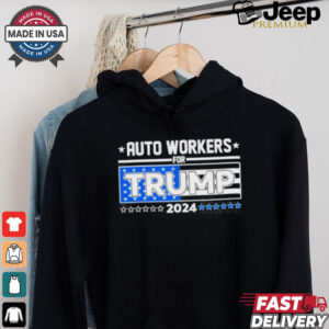 Auto Workers For Trump 2024 Detroit Shirt