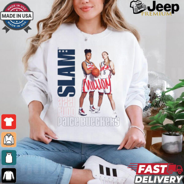 Azzi Fudd and Paige Bueckers Million Slam Cover shirt