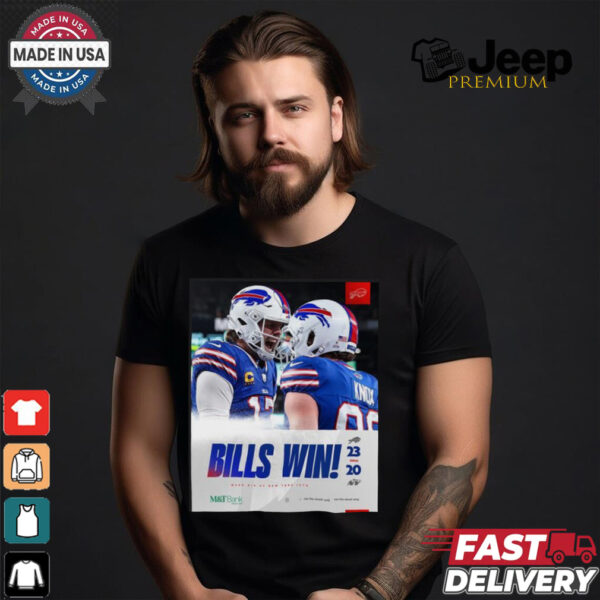 Bills Wins 23 20 Jets Final Score shirt