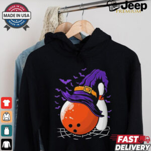 Bowling Ball Witch Hat Halloween Shirt