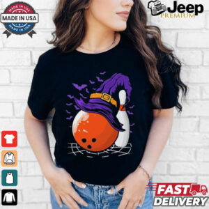 Bowling Ball Witch Hat Halloween Shirt