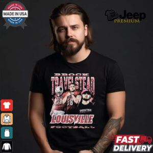 Brock Travelstead Louisville Cardinals Football 90s Graphic t shirt