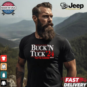 Buck ‘N Tuck ’24 Bucky Irving & Sean Tucker They’re Running Shirt