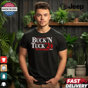 Buck ‘N Tuck ’24 Bucky Irving & Sean Tucker They’re Running Shirt