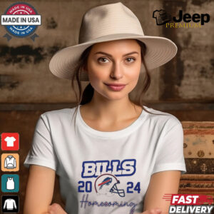 Buffalo Bills Football homecoming 2024 helmet shirt