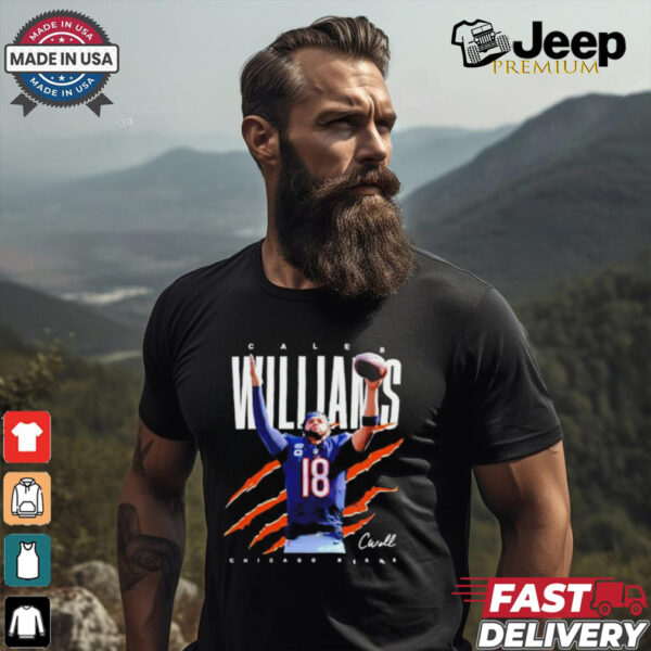 Caleb Williams Chicago Bears signature 2024 shirt