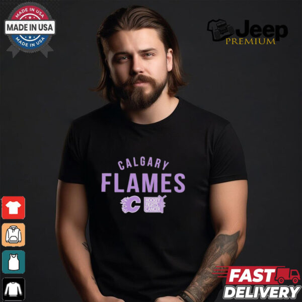 Calgary Flames Hockey Fights Cancer 2024 Shirt