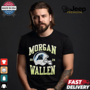 Carolina Panthers NFL 2024 Morgan Wallen 18th October at Bank of America Stadium Shirt