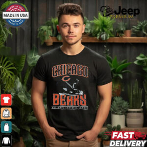 Chicago Bears Helmet Garment Dyed Heavyweight T Shirt