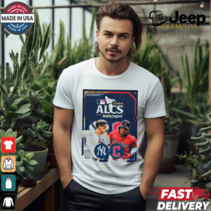 Cleveland Guardians vs. New York Yankees 2024 MLB ALCS Program Poster t shirt