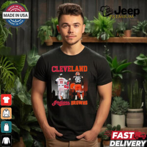 Cleveland Indians Jose Ramirez X Cleveland Browns Myles Garrett 2024 Shirt