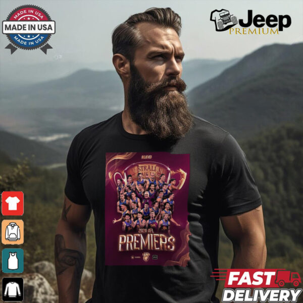 Congrats Brisbane Lions 2024 AFL Australian Football League Premiers SHIRT