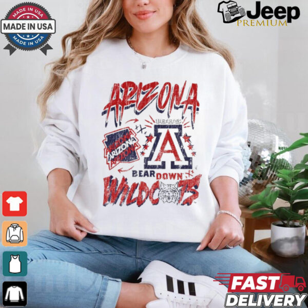 Dark Horse X Arizona Arizona Wildcats Bear Down 1885 Vintage t shirt