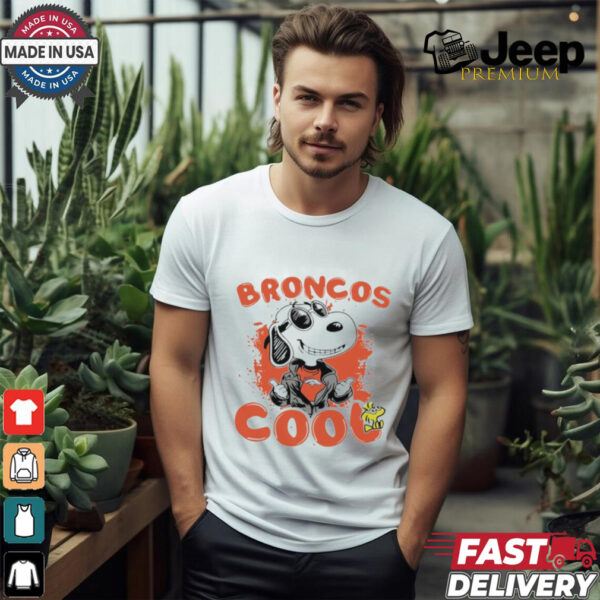 Denver Broncos NFL Team Snoopy Joe Cool T Shirt