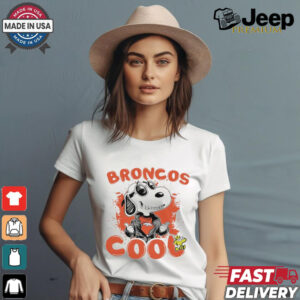 Denver Broncos NFL Team Snoopy Joe Cool T Shirt