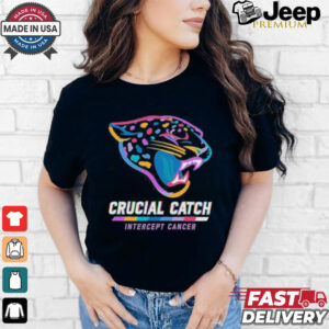 Design Jacksonville Jaguars 2024 Crucial Catch Intercept Cancer Awareness T Shirt