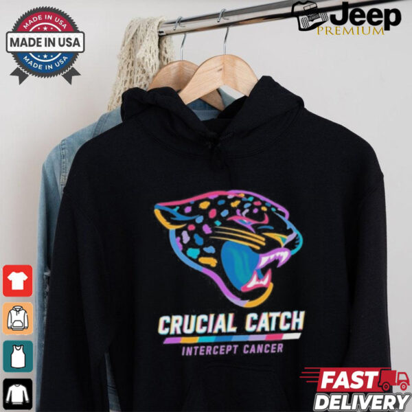 Design Jacksonville Jaguars 2024 Crucial Catch Intercept Cancer Awareness T Shirt