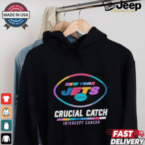 Design New York Jets 2024 Crucial Catch Intercept Cancer Awareness T Shirt