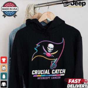 Design Tampa Bay Buccaneers 2024 Crucial Catch Intercept Cancer Awareness T Shirt