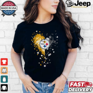 Diamond Encrusted Steelers Heartbreak T Shirt