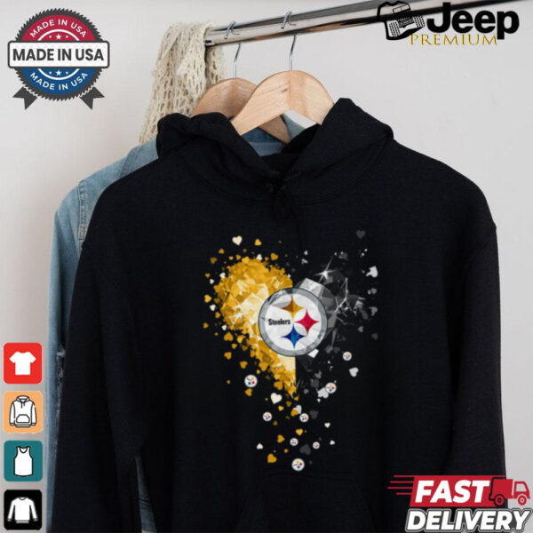 Diamond Encrusted Steelers Heartbreak T Shirt