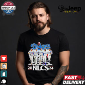 Dodgers Team NLCS 2024 signatures Shirt