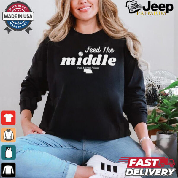 Feed The Middle Triple B Screen Printing Shirt