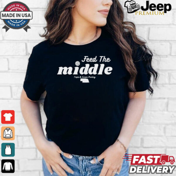 Feed The Middle Triple B Screen Printing Shirt