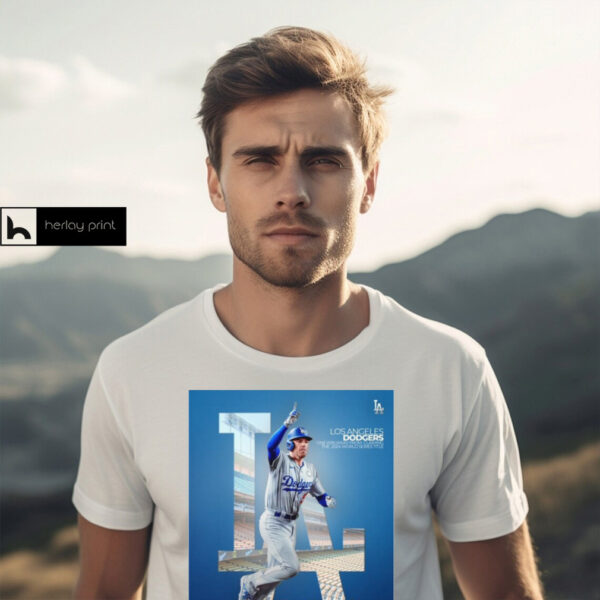 Freddie Freeman Los Angeles Dodgers One Win Away From Claiming The 2024 World Series Title Poster t shirt