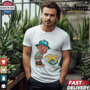 Freddy Krueger Miami Dolphins Piss On New York Jets Halloween 2024 Shirt