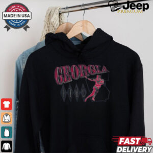 Georgia Bulldogs Vault Football Long Sleeve T Shirt