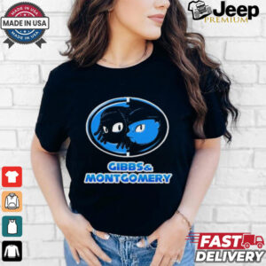 Gibbs And Montgomery Knuckles Detroit Lions t shirt