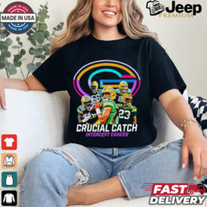 Green Bay Packers Crucial Catch Intercept Cancer NFL shirt